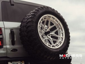 Ford Bronco Custom Wheels - HFX-1 by Vossen - Polished Silver Ford Bronco Custom Wheels - HFX-1 by Vossen - Polished Silver